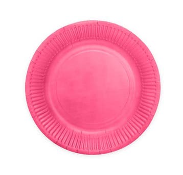 Hot Pink borden 23cm FSC (8st), Ophalen of Verzenden, Nieuw