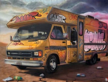 Hiones (XX-XXI) - Road Trip (XXL), Antiek en Kunst, Kunst | Schilderijen | Modern