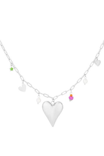 Goudlief Bedelketting love moment (Hangerkettingen), Sieraden, Tassen en Uiterlijk, Kettingen, Verzenden, Nieuw, Zilver, Overige materialen