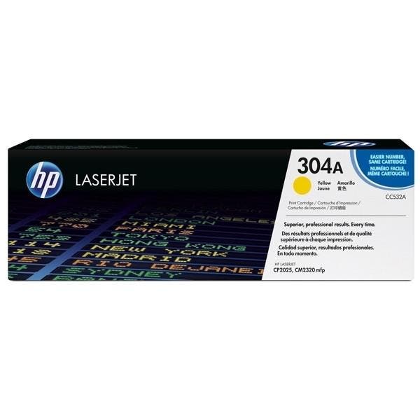 HP 304A (CC532A) toner geel (origineel), Computers en Software, Printerbenodigdheden, Toner, Nieuw, Verzenden