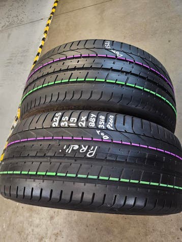 225/35/19 88Y PIRELLI PZERO D18/21 6MM PROFIEL, Auto-onderdelen, Banden en Velgen, Gebruikt, Band(en), Personenwagen, Ophalen
