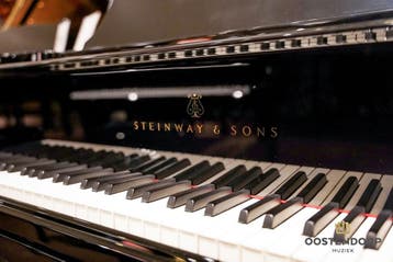 Steinway & Sons O-180 PE messing vleugel - 224881, Nieuw, Zwart, Vleugel
