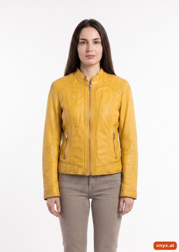 Arma Collection Leren jassen Dames maat M Geel Vintage, Ophalen of Verzenden, Nieuw