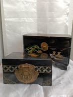 Lot van 2 Oosterse Vintage juwelendozen - TOYO-speeldoos met, Antiek en Kunst