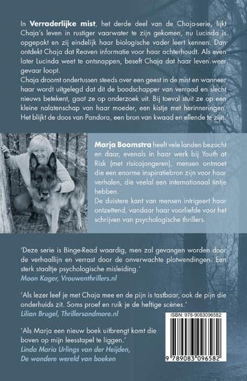 Verraderlijke mist / Chaja / 3 9789083096582 Marja Boomstra, Verzenden, Gelezen, Marja Boomstra