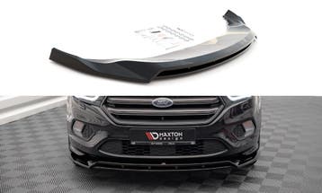Voorspoiler V.1 Ford Escape ST-Line MK3 Maxton Glans Zwart, Ophalen of Verzenden, Nieuw