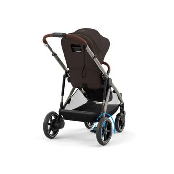 Showmodel Cybex E-Gazelle S Duo Chocolate Brown € 999,=, Kinderen en Baby's, Kinderwagens en Combinaties, Verstelbare duwstang