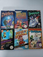 Nintendo - Nes - 6X Nintendo NES Games ( Mario & Gumshoe &, Nieuw