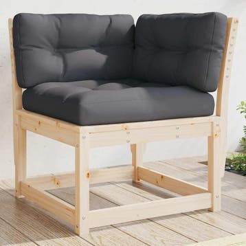 Tuinhoekbank Massief Grenen | Retourdeal 34% Korting, Tuin en Terras, 2 zitplaatsen, Ophalen of Verzenden, Zo goed als nieuw, Loungeset