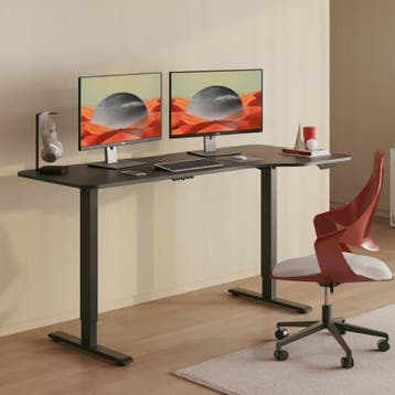 Zit sta bureau - Elektrisch - Verstelbaar - 160x75 cm - Zwar, Verzenden, Zo goed als nieuw