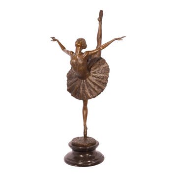 A BRONZE SCULPTURE OF A BALLET DANCER (Beeldjes - Decoratie), Verzenden, Nieuw