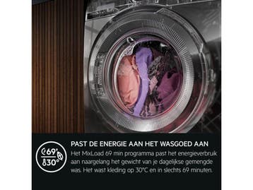 AEG LR7604UC4 - Wasmachine - 10kg - ProSteam - PreciseWash, Witgoed en Apparatuur, Wasmachines, Verzenden, Zo goed als nieuw