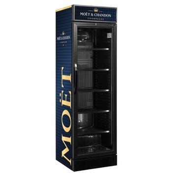 Moet Chandon champagne koelkast glasdeur koeling 358L, Nieuw in verpakking, Koelen en Vriezen