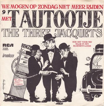 vinyl single 7 inch - The Three Jacquets - We Mogen Op Zo..., Verzenden, Zo goed als nieuw, 7 inch, Nederlandstalig