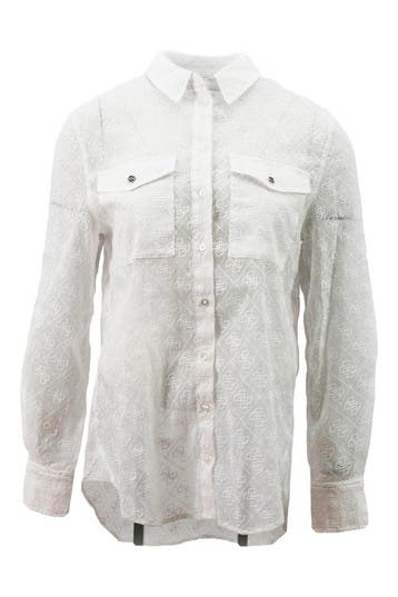 Guess Blouse in maat S Wit, Guess, Verzenden, Gedragen, Wit