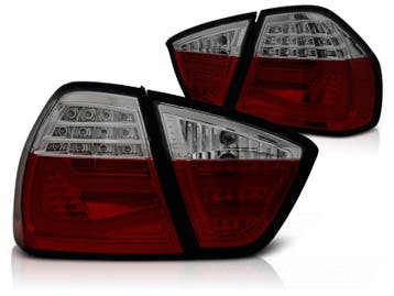 Achterlichten BMW 3-serie E90 04-08 LED Tube rood/smoke, Ophalen of Verzenden, Nieuw