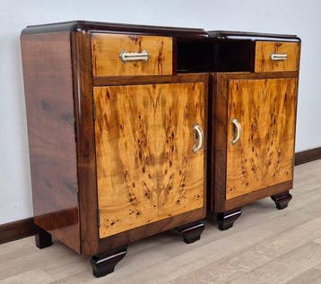 Comodini Art Dèco Veneziani  Ali di Gabbiano  1939 -