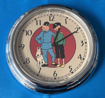 Kuifje, Tintin - Horloge murale Démons & Merveilles - 1, Nieuw