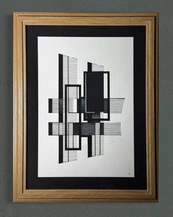 Eugène Eechaut (1928-2019) - Abstract ink composition