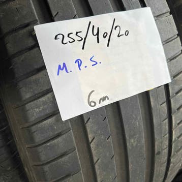 2 x Michelin Pilot Sport 3 255-45-20 Zomerbanden 6mm, Gebruikt, 255 mm, Ophalen of Verzenden, Band(en)