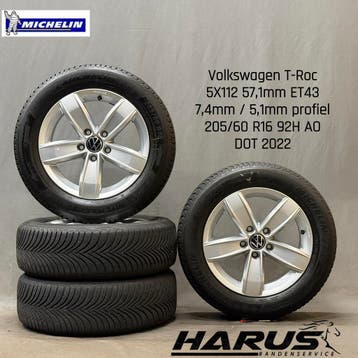 Winterwielen originele Volkswagen T-Roc 16 inch Corvara, Auto-onderdelen, Gebruikt, 16 inch, Banden en Velgen, Personenwagen