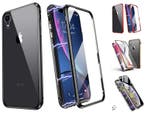 iPhone Xr 360° Magnetisch Hoesje Dubbelzijdig Glas, Ophalen of Verzenden, Nieuw