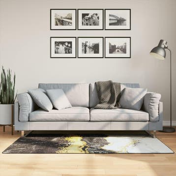 vidaXL Vloerkleed wasbaar 80x150 cm meerkleurig, Verzenden, Nieuw
