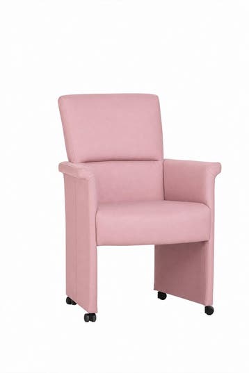 Eetkamerstoel Yfke - eetkamerstoelen - Roze, Huis en Inrichting, Stoelen, Nieuw, Stof