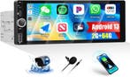 1-DIN Autoradio Android 13 | 6.86 Scherm | Tweedekansje..., Auto diversen, Autoradio's, Ophalen of Verzenden, Nieuw