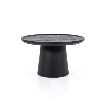 Salontafel Ron 66x39 - Zwart- 95653 - salontafel, Nieuw, Overige materialen