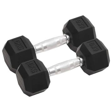 vidaXL Halters 2 st 6 kg totaal gietijzer, Verzenden, Nieuw