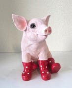 Gremo - Beeldje - ***het vrolijke VARKEN*** - Hoogwaardig, Antiek en Kunst