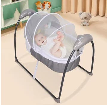Elektrische Babywieg met Afstandsbediening en Timer 0–12 mnd, Kinderen en Baby's, Babywiegjes en Ledikanten, Verzenden, Nieuw