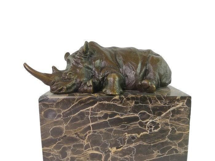 Beeldje - Brons, Marmer, Antiek en Kunst, Curiosa en Brocante