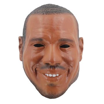 Zwarte man masker (lachend) Lebron James (Celebrity), Verzenden, Nieuw