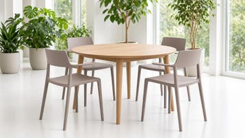 Kunststof armstoel Urban - beige, Ophalen of Verzenden, Nieuw