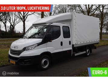 Zakelijke lease - Iveco Daily 35S18D 3.0 180pk |Open, Stof, Gebruikt, Handgeschakeld, BTW verrekenbaar