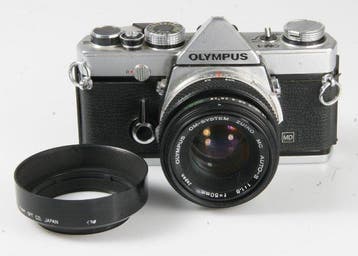 Olympus OM-1 met Zuiko 1,8/50mm + hood | Single lens reflex, Audio, Tv en Foto, Nieuw