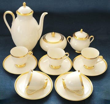 Fürstenberg - Fürstin Goldring - Koffie- en theeservies (13)