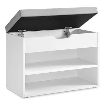 Schoenenbank met Kussen –3-Laags Rek en Opbergruimte 30×60×4, Verzenden, Nieuw