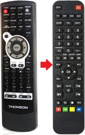 Thomson DVD120H afstandsbediening, Audio, Tv en Foto, Verzenden, Nieuw