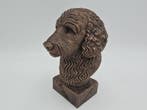 Bust of a goldendoodle dog statue - home decor dog lover han, Verzamelen, Beelden en Beeldjes, Verzenden, Nieuw