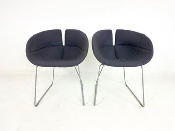 Moroso - Patricia Urquiola - Stoel - fjord - Staal, Textiel