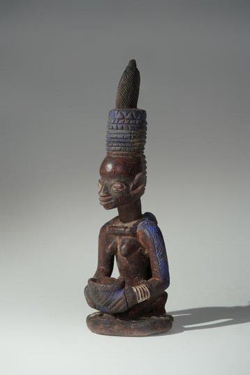 Een houten beeld - Yoruba - Nigeria (Zonder minimumprijs)