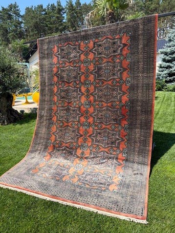 Top Pakistan tapijt lijkt op kasjmier. - Tapijt - 290 cm -, Nieuw