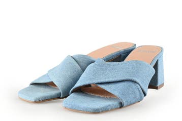 Manfield Muiltjes in maat 37 Blauw, Overige typen, Zo goed als nieuw, Manfield, Verzenden