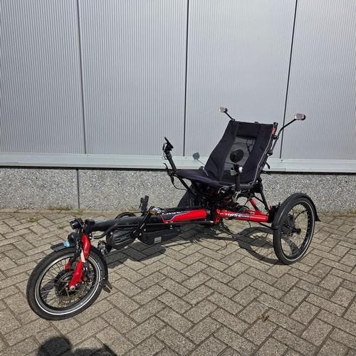 Gebruikte Hase Lepus Steps met extra motor AWD, Fietsen en Brommers, Fietsen | Driewielfietsen, Gebruikt, Schijfrem
