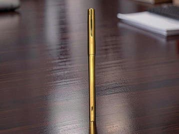 S.T. Dupont - Estilográfica diseño clásico chapado en oro, Nieuw