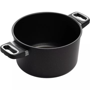 AMT Gastroguss Grote gietaluminium pan – 6,5 liter – Ø, Ophalen of Verzenden, Nieuw, Rvs