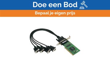 Bieden: Moxa Universal PCI serial interface board CP-104UL, Ophalen of Verzenden, Nieuw, Kabel of Apparatuur